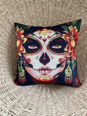 Cushion - Halloween / Day of the Dead inspired face