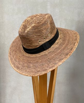 Hat - Panama Style - dark palma