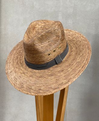 Hat - Panama Style - dark palma