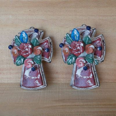 Elisa Clay Cross Set of 2 - Red