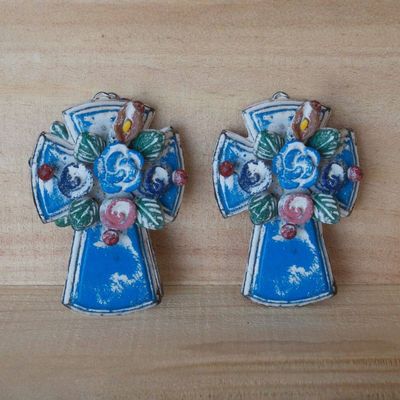Elisa Clay Cross Set of 2 -  Blue