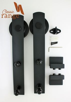 Basic Hanger Parts for a Double/Bi-Parting Door.