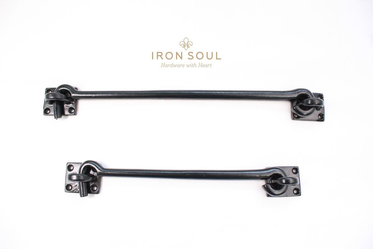 Iron Soul Chunky Hook and Eye Lock (3 sizes), Door Accessories