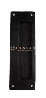 Iron Soul Rectangle Offset Recess Handle 180mm