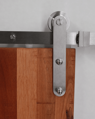 Aero Hanger Barn Door Hardware Set - Stainless Steel