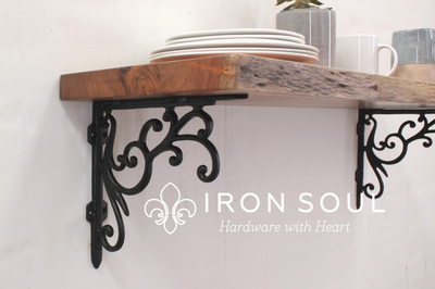 Iron Soul Elegant Shelf Bracket