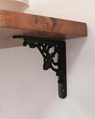 Iron Soul Edwardian Shelf Bracket - Black (Three Sizes)