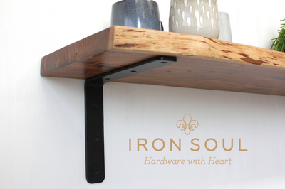 Iron Soul Simple Shelf Bracket (Two Sizes)