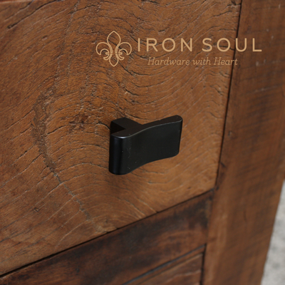 Iron Soul Rectangle Cabinet Knob - 40mm