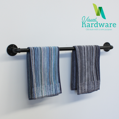 Industrial Pipe Towel Rail - Six Sizes