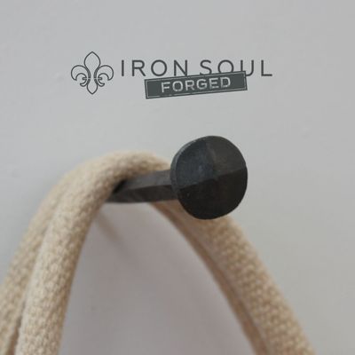 Iron Soul Forged Nail Round Head-  4 Hit ( 2 sizes)