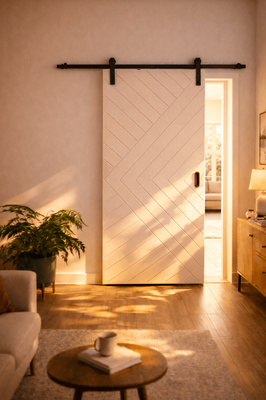 Primed Chevron Barn Door (4 Sizes)