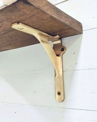 Iron Soul Classic Shelf Bracket - Brass (3 Sizes)