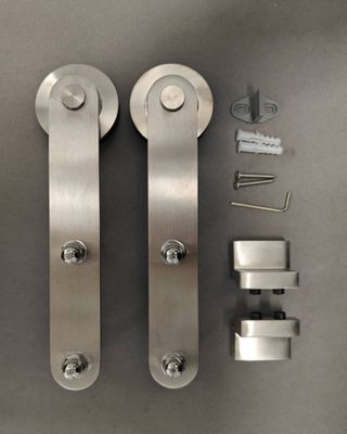 Aero Hanger Parts for a Double/Bi- Parting Door (Stainless Steel)