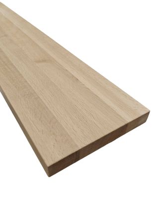 Solid American White Oak Shelving - 1800x275x40mm - - Unfinished