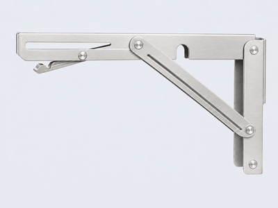 Folding Shelf Bracket Stainless 4 Sizes