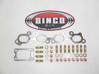 SR20 - T3 - Gasket Stud Locknut Kit