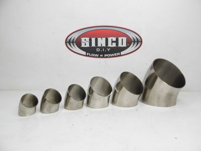Stainless Steel Bends - 45 Degree