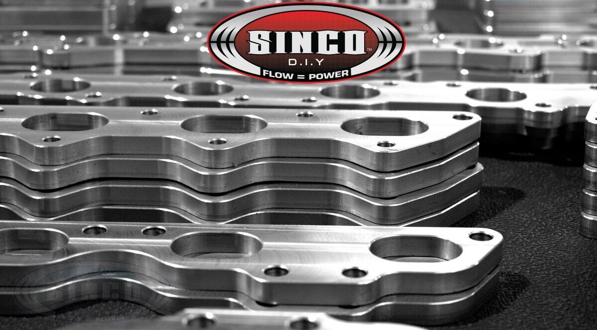 CNC 6 Cylinder Exhaust Manifold Flanges