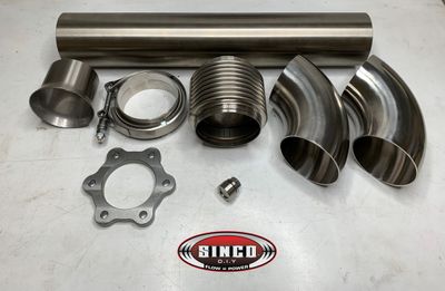 Stainless Steel Downpipe Kit - 3.5&quot; or 4&quot;