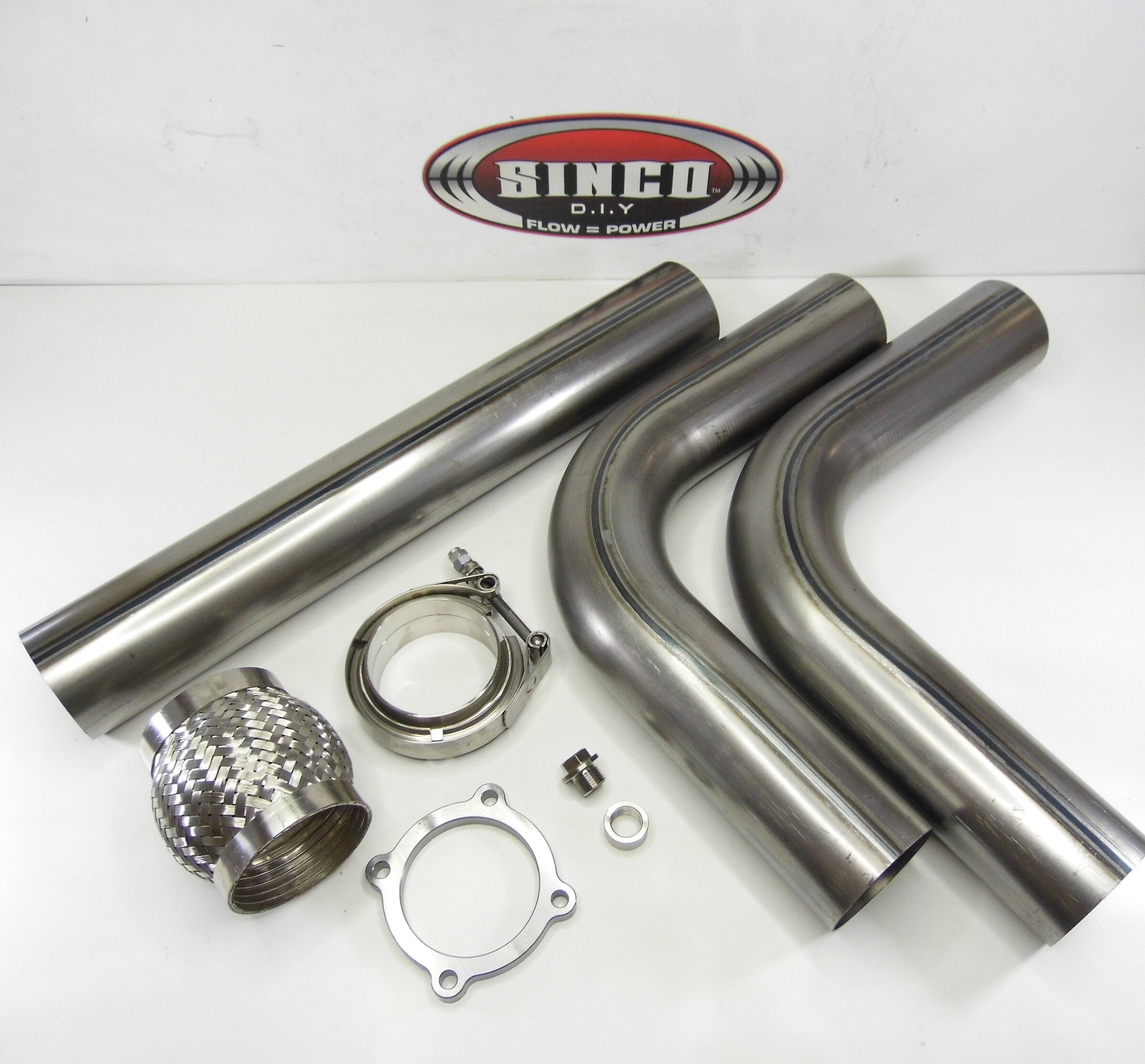 Mild Steel Downpipe Kit  - 2.5&quot; or 3&quot;
