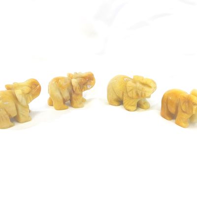 Yellow Jade Elephant