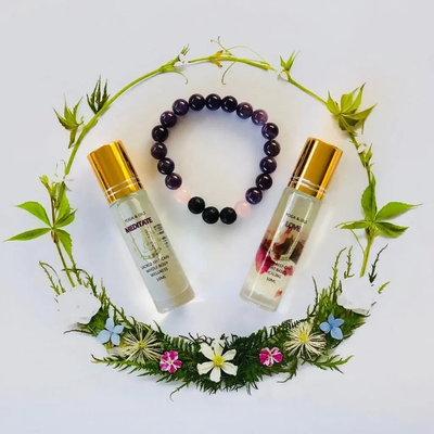 MEDITATION &amp; LOVE: Essential Oil Blend Gift Pack