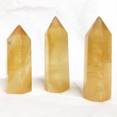 Orange Calcite Towers