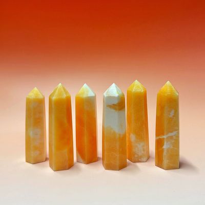 Orange Calcite Towers