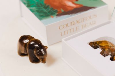 Courageous Tigers Eye Bear