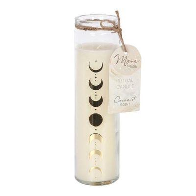 Coconut Moon Phase Ritual Candle