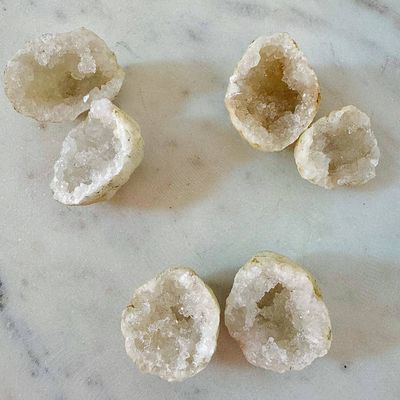 White Agate Geodes - Small