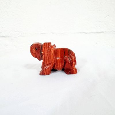 Red Jasper Elephant