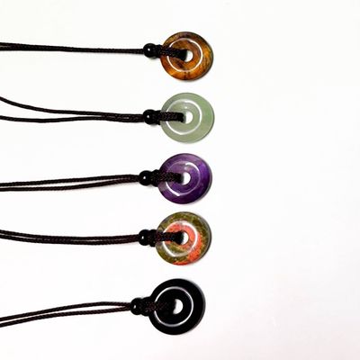 Donut Crystal Pendants