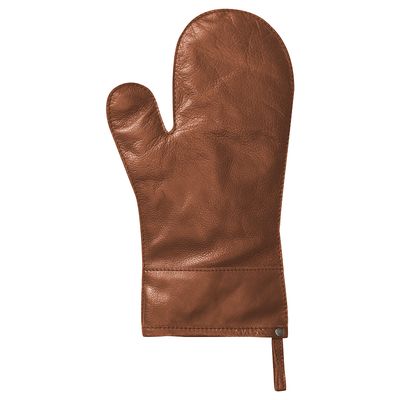 Brown Leather Oven Mitt
