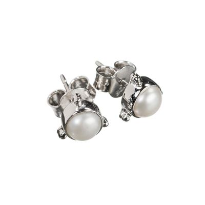 Darling Pearl Earrings - Sterling Silver