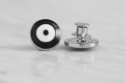 The Round Pin - Silver Plated Brass