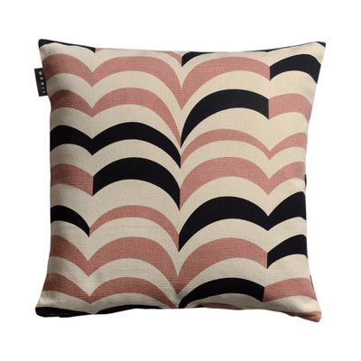 Arezzo Misty Grey Pink Cushion 50x50