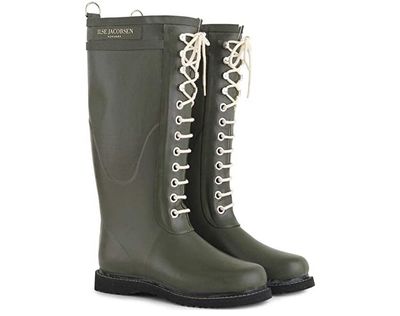 Long Rain Boots - Army