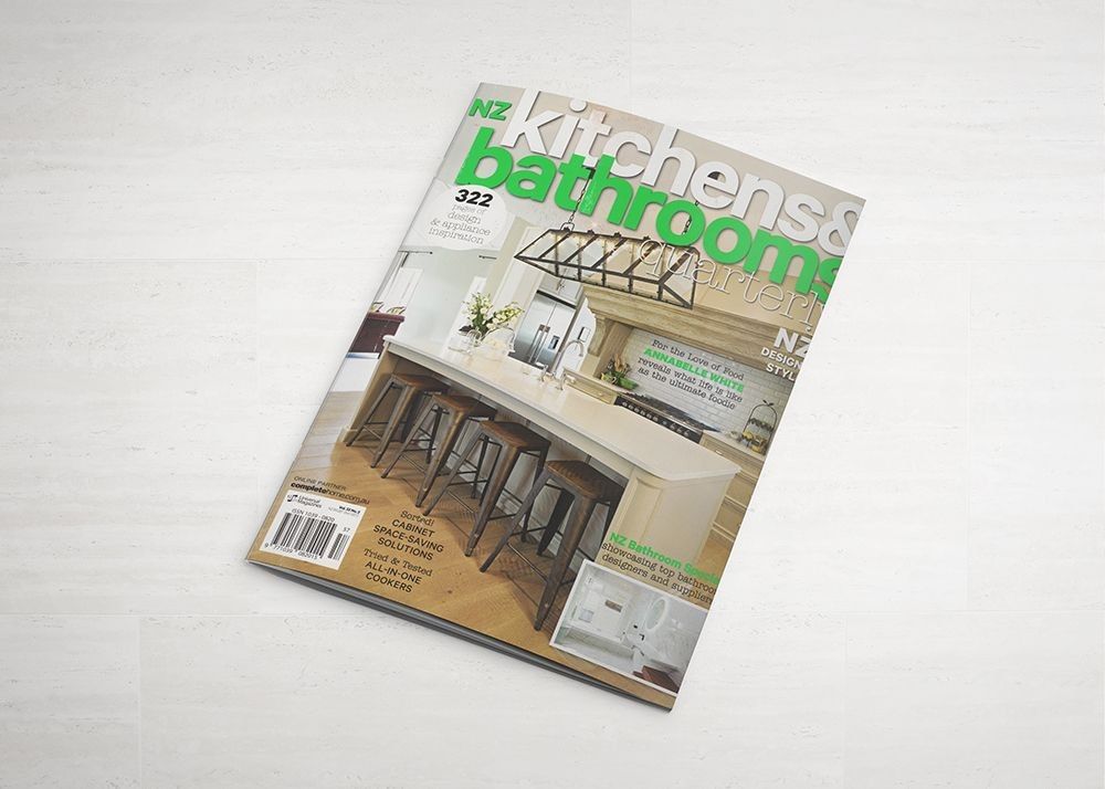 kitchen and bathrooms magazine article, feature cover