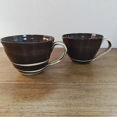 Melanie Drewery Pottery - Latte Mugs