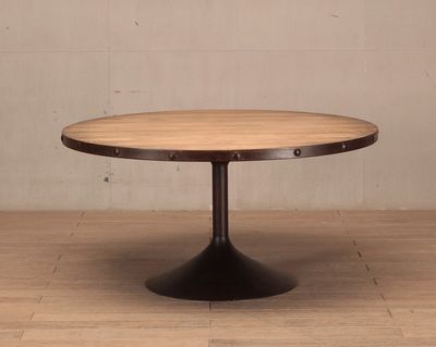 Dining table - iron and wood