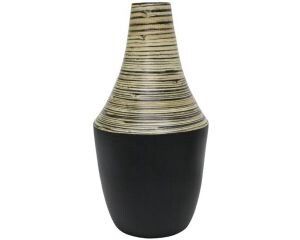 Vase - Elsa Bamboo Black and Natural