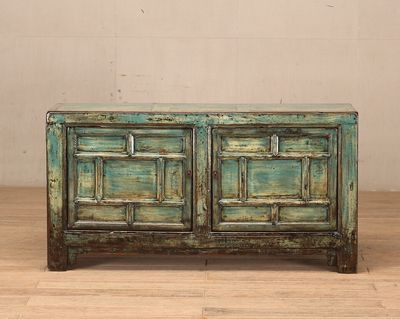 Cabinet - 2 Doors Pale Green Lacquer