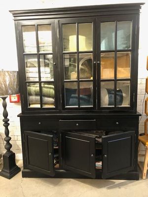 Cabinet - Kitchen Cabinet Tall - Black