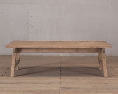 Coffee Table c1920 Dry Grind with Angled Legs -Sold
