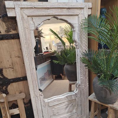 Addie Antique Wooden Mirror