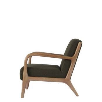 Occasional chair - Oak and fabric