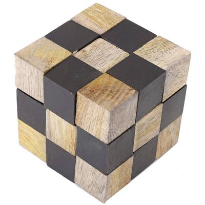 Wooden Puzzle - Cube Shaped