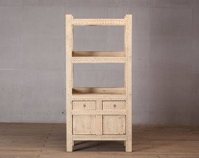 Bookcase storage - c1920 Tall Shelving unit with drawers  and Cupboard